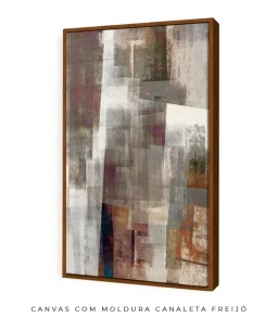Quadro Decorativo Coleção Métropole n03 – Areia e Cinza - Imagem 12