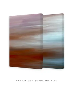 Conjunto 2 Quadros Decorativos Coleção Désert n10 n11  – Vermelho e Azul - Imagem 17