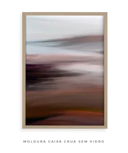 Quadro Decorativo Coleção Désert n13 – Marrom e Cinza - Imagem 21