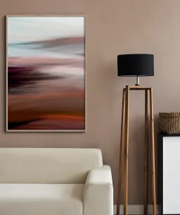 Quadro Decorativo Coleção Désert n13 – Marrom e Cinza