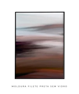 Quadro Decorativo Coleção Désert n13 – Marrom e Cinza - Imagem 4