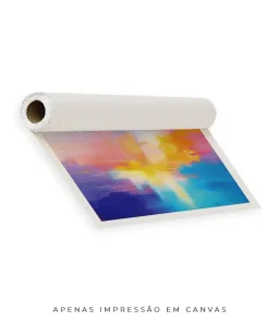 Quadro Decorativo Coleção Abstraite n155 –  Azul, Lilás e Amarelo - Imagem 24